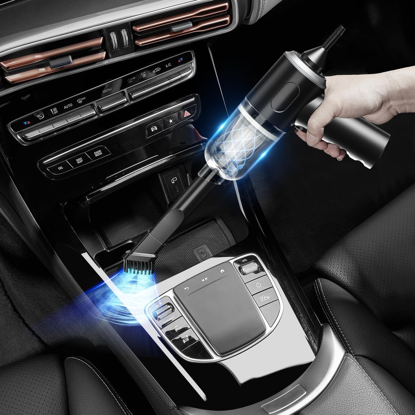 3-in-1 Rechargeable Air Duster & Mini Vacuum