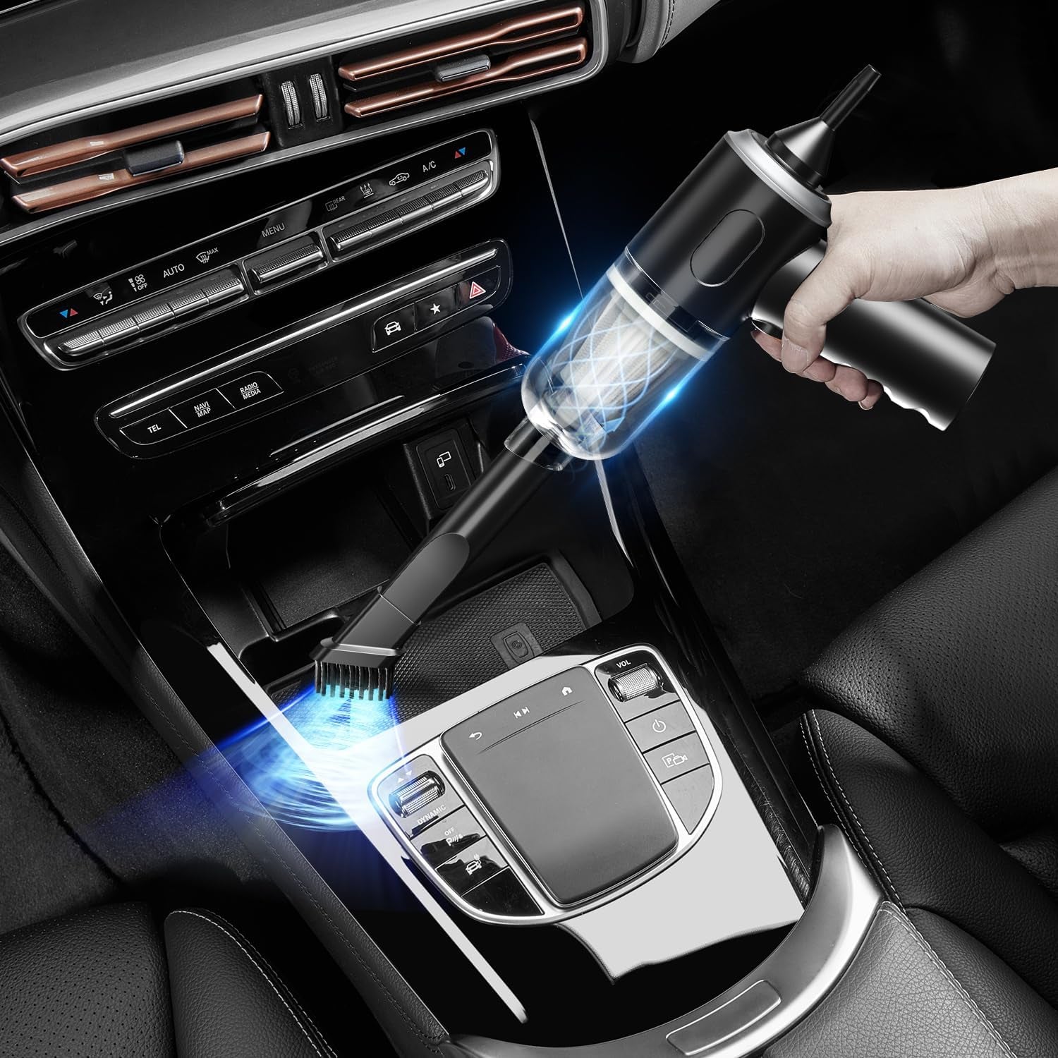 3-in-1 Rechargeable Air Duster & Mini Vacuum