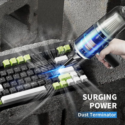 3-in-1 Rechargeable Air Duster & Mini Vacuum